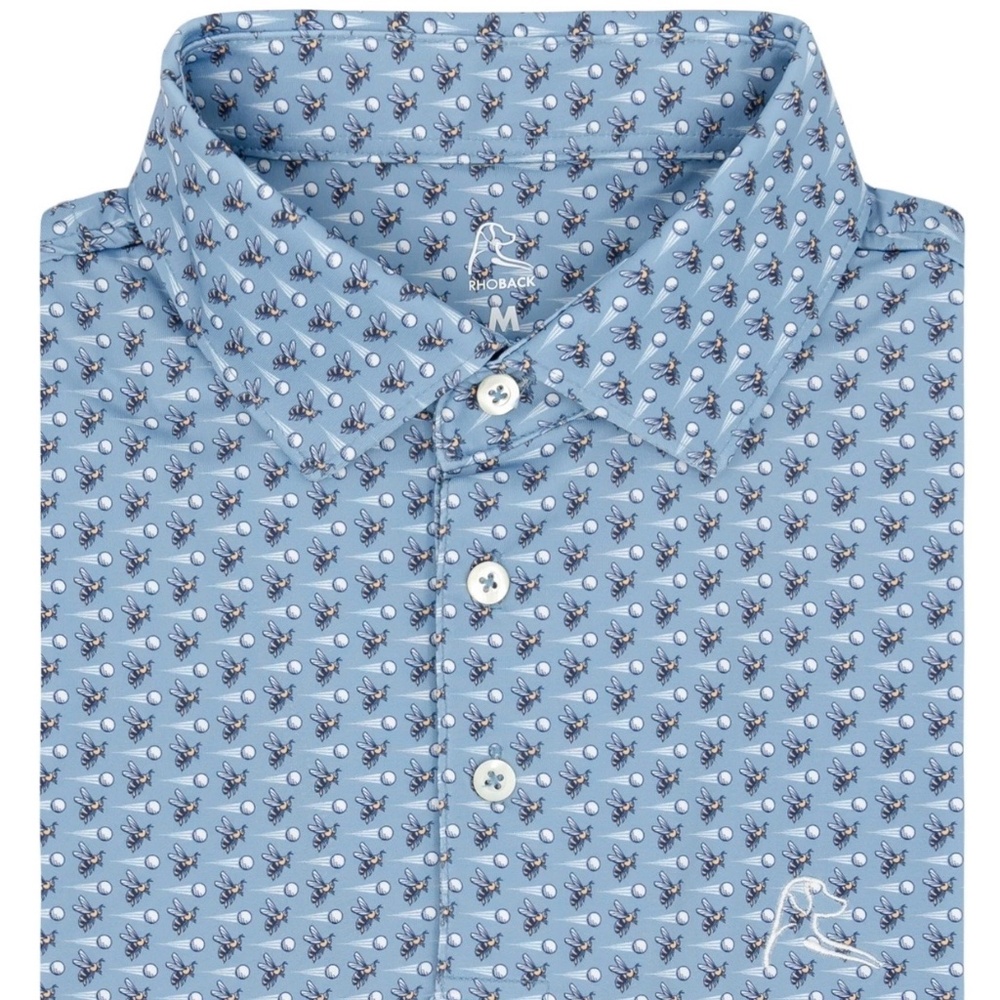 Rhoback “The Stinger” Men’s Polo Shirt - Size M *Rare Sold Out Edition*